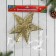 Tip "star" relief pattern, 19x22 cm, gold