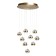 Chandelier "Capelia", size 50x315x50 cm, 54W 9XLED SMD Board IP 20