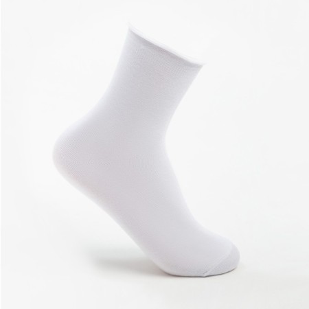 Women's socks, white color, size 36-40