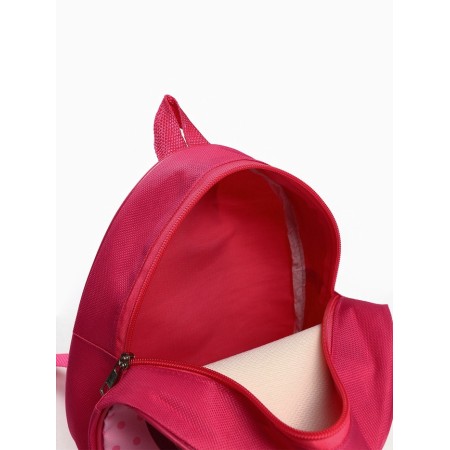 Baby backpack for lightning girls, pink, 23x21x10 cm, Masha and the bear-3