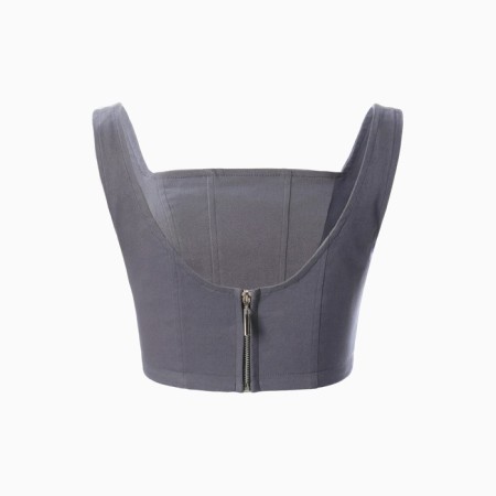 Top female denim Mist: Denim R.48, graphite-6
