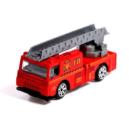 Metal machine "Firefighters", set of 10 pcs.-10