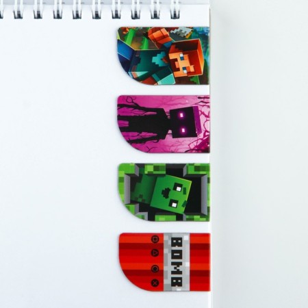 Magnetic mini -4 -pcs bookmarks on the Cryper substrate-1