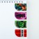 Magnetic mini -4 -pcs bookmarks on the Cryper substrate