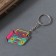 Acryl keychain bilateral "tape recorder" 4.1x3x0.2 cm