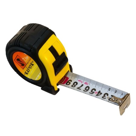 Roulette Encor 14208, rubberized case, steel tape, 7.5 m x 32 mm