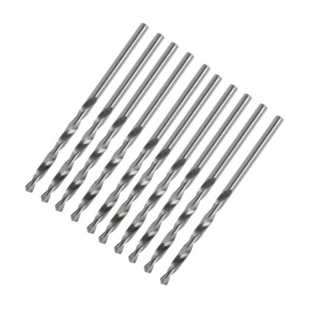 LOUM metal drill, HSS, cylindrical shank, 2 x 50 mm, 10 pcs.