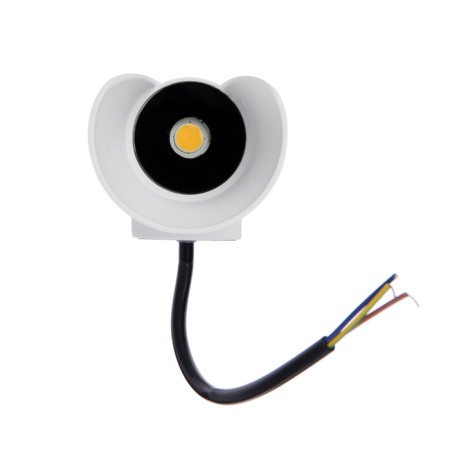 Facade lamp "Elegant", FSD-091, 6 W, 3000K, IP65, 220 V, Metal, Bely-6