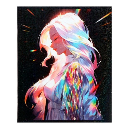 Notebook of 48 sheets in Calligrata Top "Pearl", covered Cardboard, holography, OFSET BOLK, Belility 95%, MIX-5