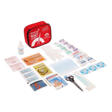 Aid kit for educational, educational institutions Fest, bag