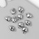 Silver Silver Silver 0.8x1 cm