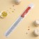 Biscuit knife bilateral konfinetta, with large teeth and even edge, blade 25 cm, blade thickness 0.9 mm