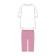 Pajama for the girl PlayTode: T -shirt and Bridges, height 134 cm