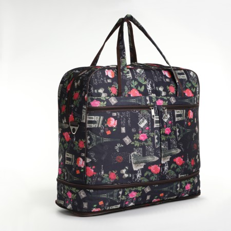 Road bag with lightning, with an increase, a long belt, the color is black-2