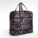 Road bag with lightning, with an increase, a long belt, the color is black