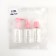 Storage set, 3 items, with a division scale, pink color