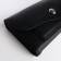 Women's wallet on a magnet, black color