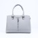 Lightning tout bag, outer pocket, long belt, gray color