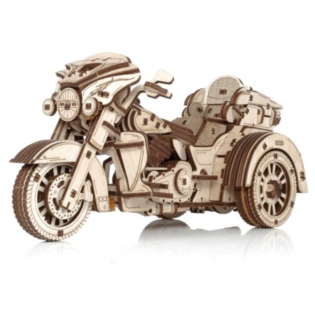 A prefabricated EWA wooden model “Motorcycle. Trike "-1