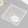 Plastic stencil "Texture" 15x15 cm