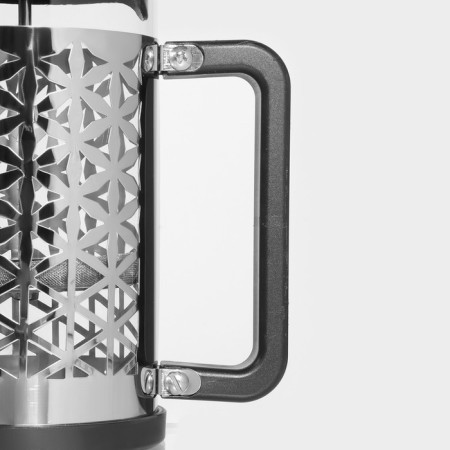 Teapot of the firefield - press "Seikho", 600 ml, glass, stainless steel-3