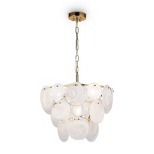 Suspended lamp Freya Fr5197PL-05BS Sophia, 470x470x735 mm, E14, 5x60W, brass color