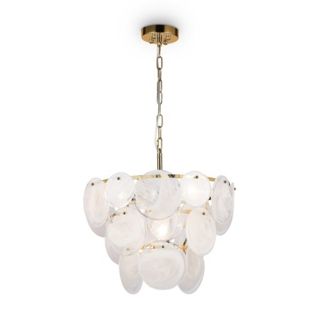 Suspended lamp Freya Fr5197PL-05BS Sophia, 470x470x735 mm, E14, 5x60W, brass color