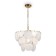 Suspended lamp Freya Fr5197PL-05BS Sophia, 470x470x735 mm, E14, 5x60W, brass color