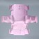 Gift folding box, packaging, "pink cotton wool", 23 x 15 x 10 cm