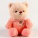 Soft toy "Bear" in a suit, 23 cm, pink color