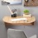 Tumbling table, 800x800, oak woth