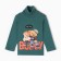 Turtleneck for boys, emerald color, height 104 cm