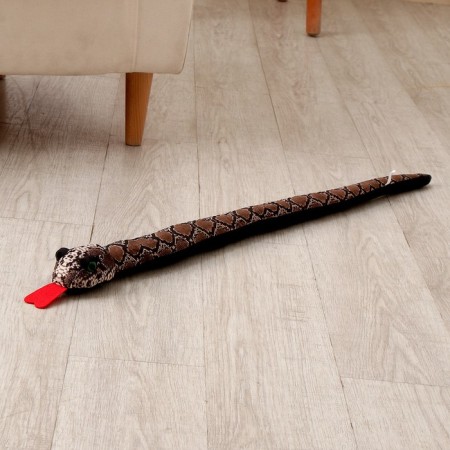 Soft toy "Snake", 80 cm, light strip-4