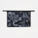 Cosmetic bag with lightning, black color