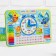 Teaching calendar "Children", with a clock, made of wood