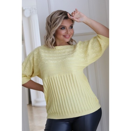 Female jumper, size 62, yellow color-6