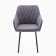 Liberty chair, velor graphite/black