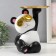 Souvenir Polstone "Panda with a gold stand" 22.5x17x25.2 cm