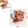 Puzzle "Fifteen. Tigerok", Logical Board Game, 22x22 cm