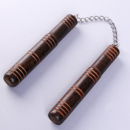 Children's wooden weapon "Nunchaki" 15.5 × 2 × 2 cm-2