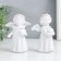 Souvenir Polystone "Baby-Angel with a heart" Snow White "mix 8.5x4x11.8 cm