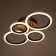 Causte "Zara" LED 72W 3000-6000K Dimmer, Brown PDU 64x25x20cm