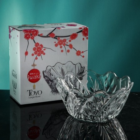 Glass salad "Toyo", 2 l, Iran-3