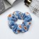 Hair elastic band "Orbit" Bright daisies, 10 cm, mix