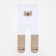 Pantyhose crumb I am "Bear", white/beige, height 86-92 cm