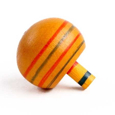 Wooden top "Robby" 2.7 × 2.7 × 2.4 cm-2