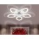 LED ceiling LED with Ambrella Light, Original, Fa4492, 5xLED, 63 W, 5355LUM, 3000-6400K, white color, white
