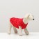 Knitted sweater, velor, size L (DS 35, Osh 30, OG 45 cm), red