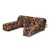 Handwheel chair-club “Vika”, size 100x100x75 cm, mobbled, velor