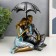 Souvenir Polystone Romance "In love with an umbrella" 17.5x14.5x10.5 cm